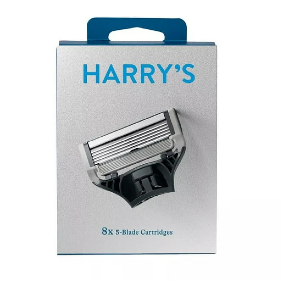Harrys 5 Blade Razor Refill Cartridges, 8 count