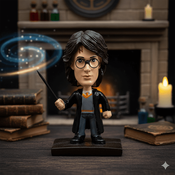 Harryy Potterr Bobblehead - 10 cm Magic School Hero