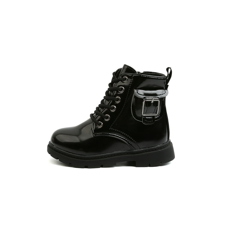 Walmart girls black boots discount