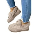 thumbnail image 1 of Harsuny Ladies Flat Boots Warm Winter Shoes Casual Ankle Boots Loafer, 1 of 7