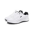 thumbnail image 1 of Harsuny Men's Fashion Sneakers Casual Shoes Leather Breathable Classic Non Slip Walking Shoes White US 11 1 Pair, 1 of 5