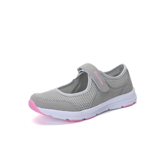 Harsuny Women's Mary Jane Flats Lightweight Slip on Sneaker Breathable Sandal Walking Shoes