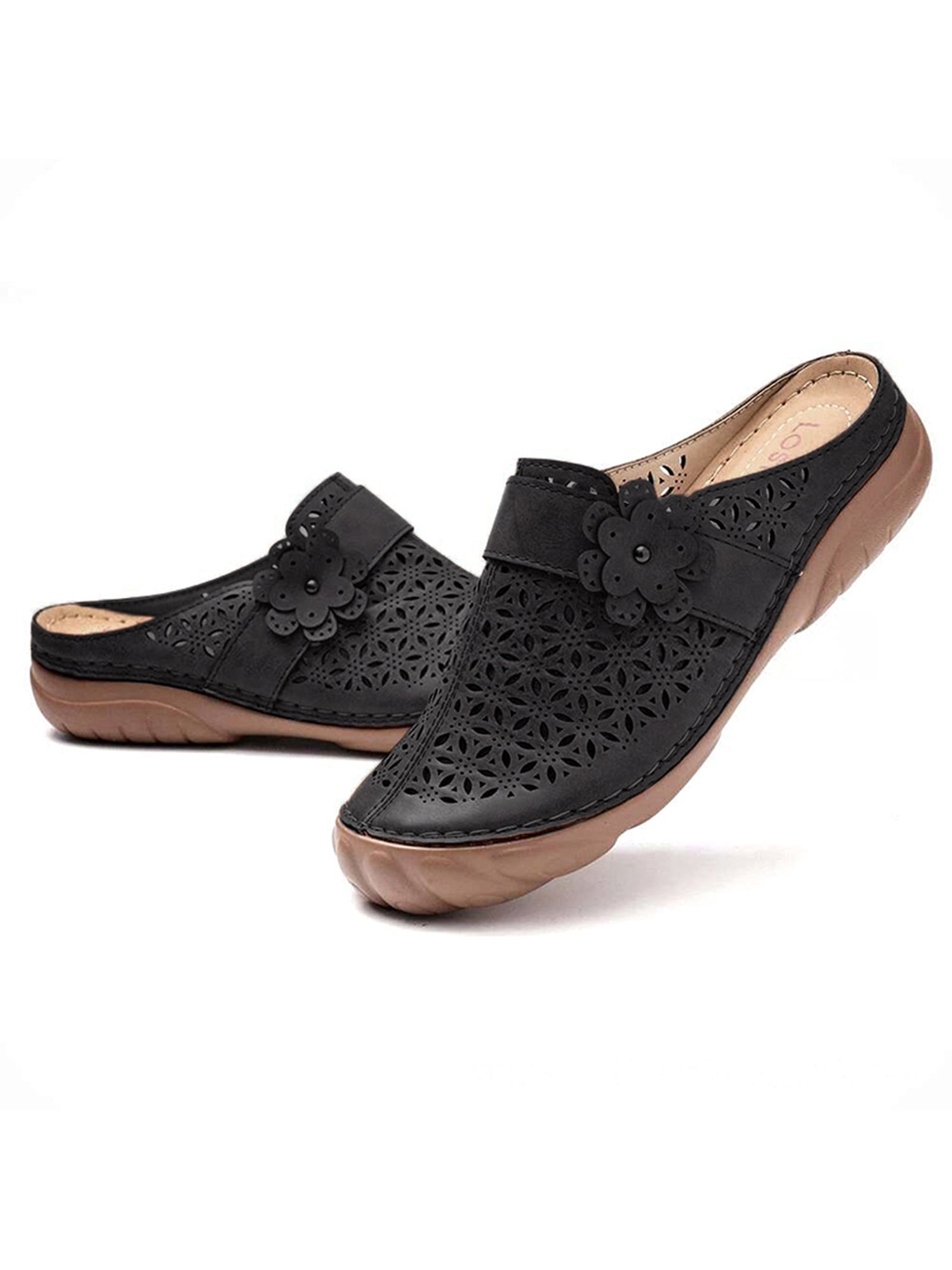 Clarks backless women's sale shoes