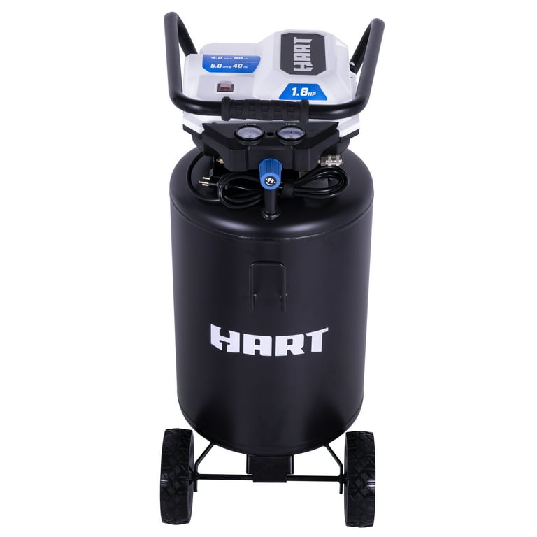 Hart Black 1.8 HP 200 PSI Oil Free Air Compressor 20 gal Walmart