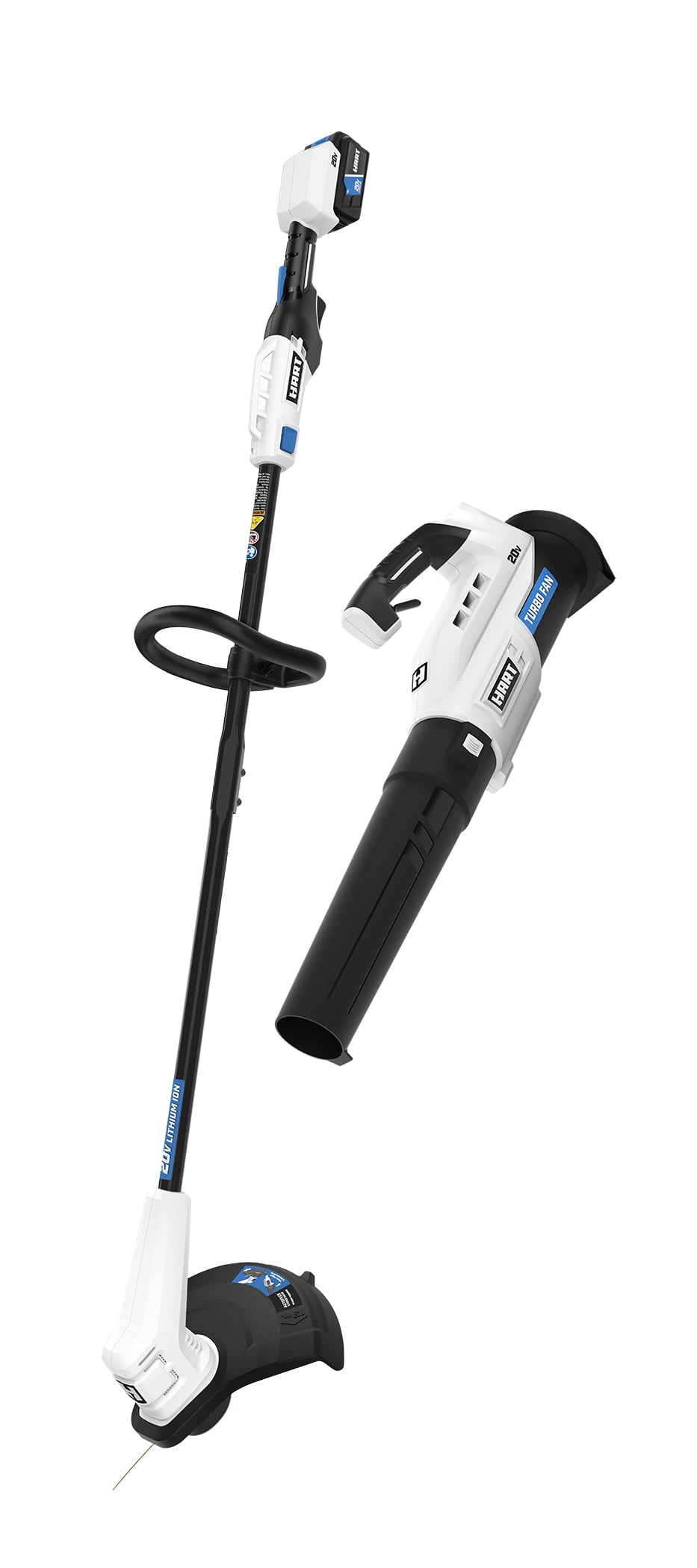 HART 20 Volt 13″ Cordless Trimmer & Blower Combo Kit Sansujyuku sansujyuku.com