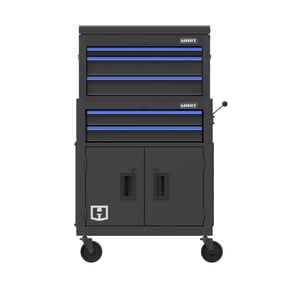 Hart 24-inch Steel Tool Chest Combo with Built-In Power Strip, 400 lb Capacity