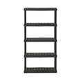 thumbnail interactive-video image 1 of Hart Black Plastic 5-Tier Shelf 36" W x 18" D x 72" H, Up to 750 lb Total Capacity, 1 of 15