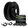 thumbnail image 1 of Hart Brakes Front Brakes and Rotors Kit |Front Brake Pads| Brake Rotors and Pads| Ceramic Brake Pads and Rotors |fits 2000-2003 Mazda MPV, 1 of 7