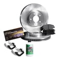thumbnail image 1 of Hart Brakes Front Brakes and Rotors Kit |Front Brake Pads| Brake Rotors and Pads| Semi Metallic Brake Pads and Rotors| Hardware Kit - RBB1.40009.43, 1 of 7