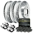 thumbnail image 1 of Hart Brakes Front Rear Brakes and Rotors Kit |Front Rear Brake Pads| Brake Rotors and Pads| Ceramic Brake Pads and Rotors - PHSC.47013.02, 1 of 7