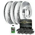 thumbnail image 1 of Hart Brakes Front Rear Brakes and Rotors Kit |Front Rear Brake Pads| Brake Rotors and Pads| Ceramic Brake Pads and Rotors - RBBC.74120.02, 1 of 7