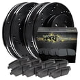 thumbnail image 1 of Hart Brakes Front Rear Brakes and Rotors Kit |Front Rear Brake Pads| Brake Rotors and Pads| Ceramic Brake Pads and Rotors |fits 2000 Volvo V70, 1 of 7