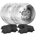 thumbnail image 1 of Hart Brakes Front Rear Brakes and Rotors Kit |Front Rear Brake Pads| Brake Rotors and Pads| Semi Metallic Brake Pads and Rotors - RBBC.48005.03, 1 of 7