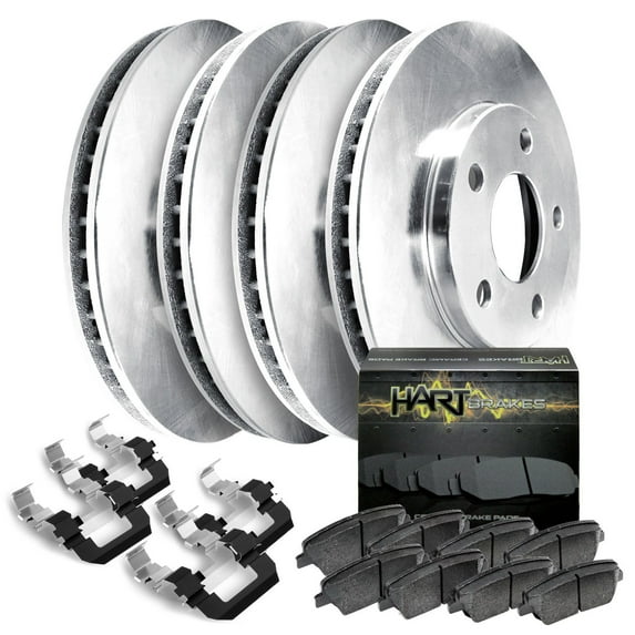 Hart Brakes Front Rear Brakes and Rotors Kit