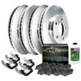 thumbnail image 1 of Hart Brakes Front Rear Brakes and Rotors Kit |Front Rear Brake Pads| Brake Rotors and Pads| Semi Metallic Brake Pads and Rotors| Hardware Kit - RBBC.80010.42, 1 of 7