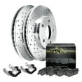 thumbnail image 1 of Hart Brakes Front Brakes and Rotors Kit |Front Brake Pads| Brake Rotors and Pads| Ceramic Brake Pads and Rotors |fits 1999-2004 Chrysler 300M, 2000-2004 Chrysler Concorde, 2000-2004 Dodge Intrepid, 1 of 7