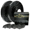thumbnail image 1 of Hart Brakes Front Brakes and Rotors Kit |Front Brake Pads| Brake Rotors and Pads| Ceramic Brake Pads and Rotors |fits 2007-2018 Jeep Wrangler, 2018 Jeep Wrangler JK, 1 of 5
