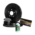 thumbnail image 1 of Hart Brakes Rear Brakes and Rotors Kit |Rear Brake Pads| Brake Rotors and Pads| Semi Metallic Brake Pads and Rotors - BHC1.53001.03, 1 of 7