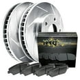 thumbnail image 1 of Hart Brakes Rear Brakes and Rotors Kit |Rear Brake Pads| Brake Rotors and Pads| Ceramic Brake Pads and Rotors |fits 2002-2020 Nissan Altima, Juke, Maxima, Sentra; Renault Safrane, 1 of 7