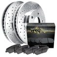 thumbnail image 1 of Hart Brakes Rear Brakes and Rotors Kit |Rear Brake Pads| Brake Rotors and Pads| Ceramic Brake Pads and Rotors |fits 2007-2010 BMW X5, 2008-2010 BMW X6, 1 of 7