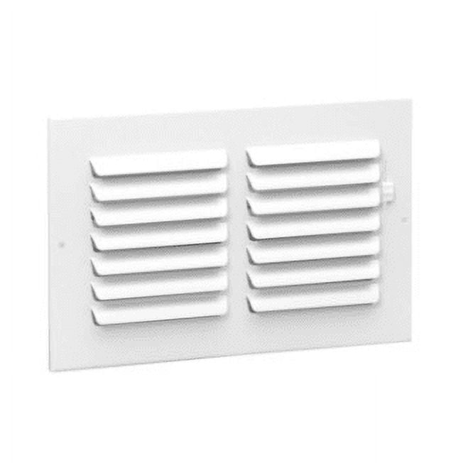 Hart & Cooley 10151 - 8 x 4 Aluminum Ceiling/Sidewall Curved Blade One Way Register (10151)