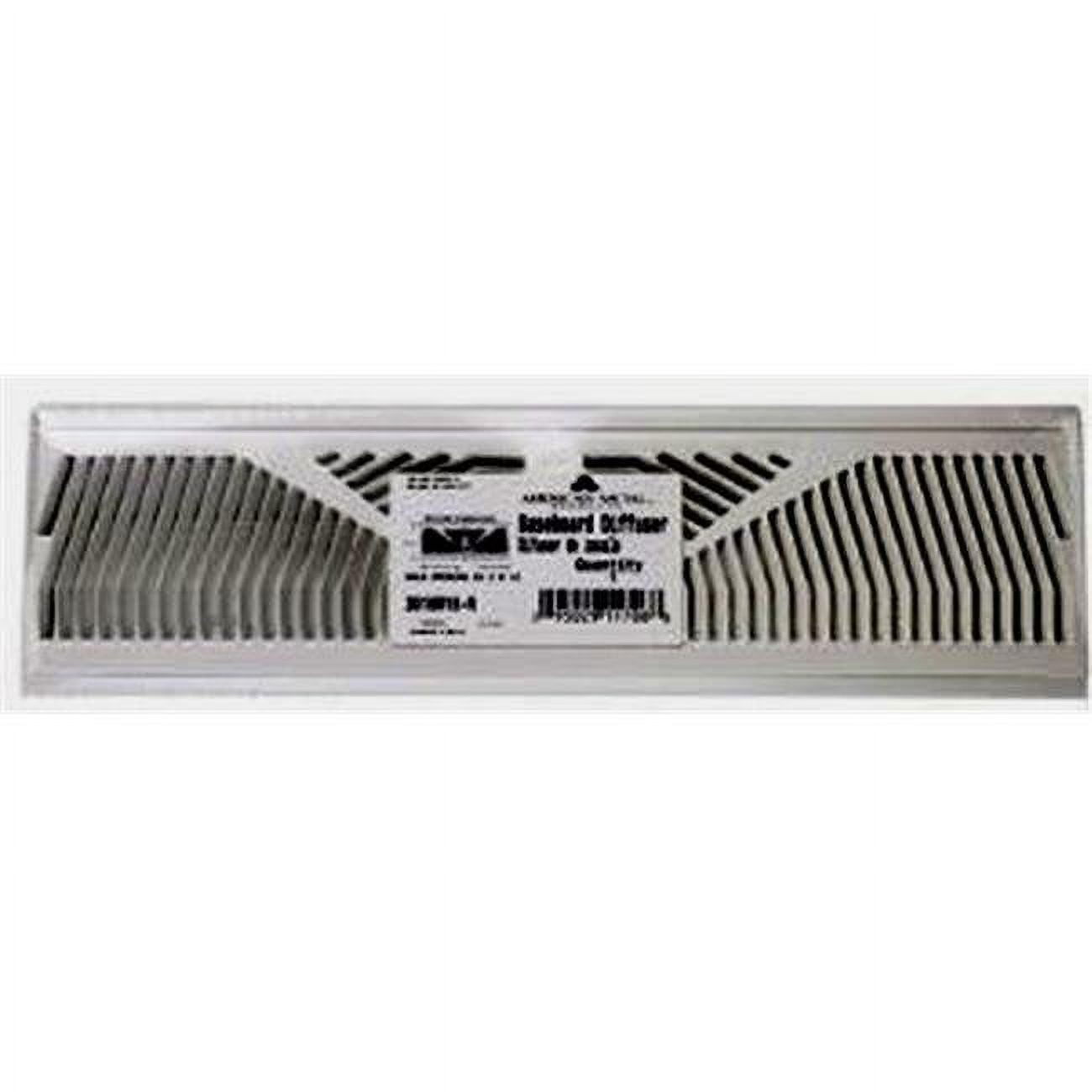 Hart & Cooley 3018W18 Diffuser White Permeter Baseboard - Walmart.com