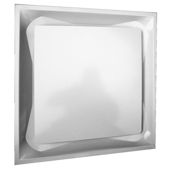 Hart & Cooley 6" Steel Plate Diffuser with Fixed Collars & R6 Molder Insulation