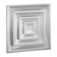 thumbnail image 1 of Hart & Cooley Steel 4-Way Diffuse with 3 Cone Design and 10 Inch Fixed Collar, 1 of 8