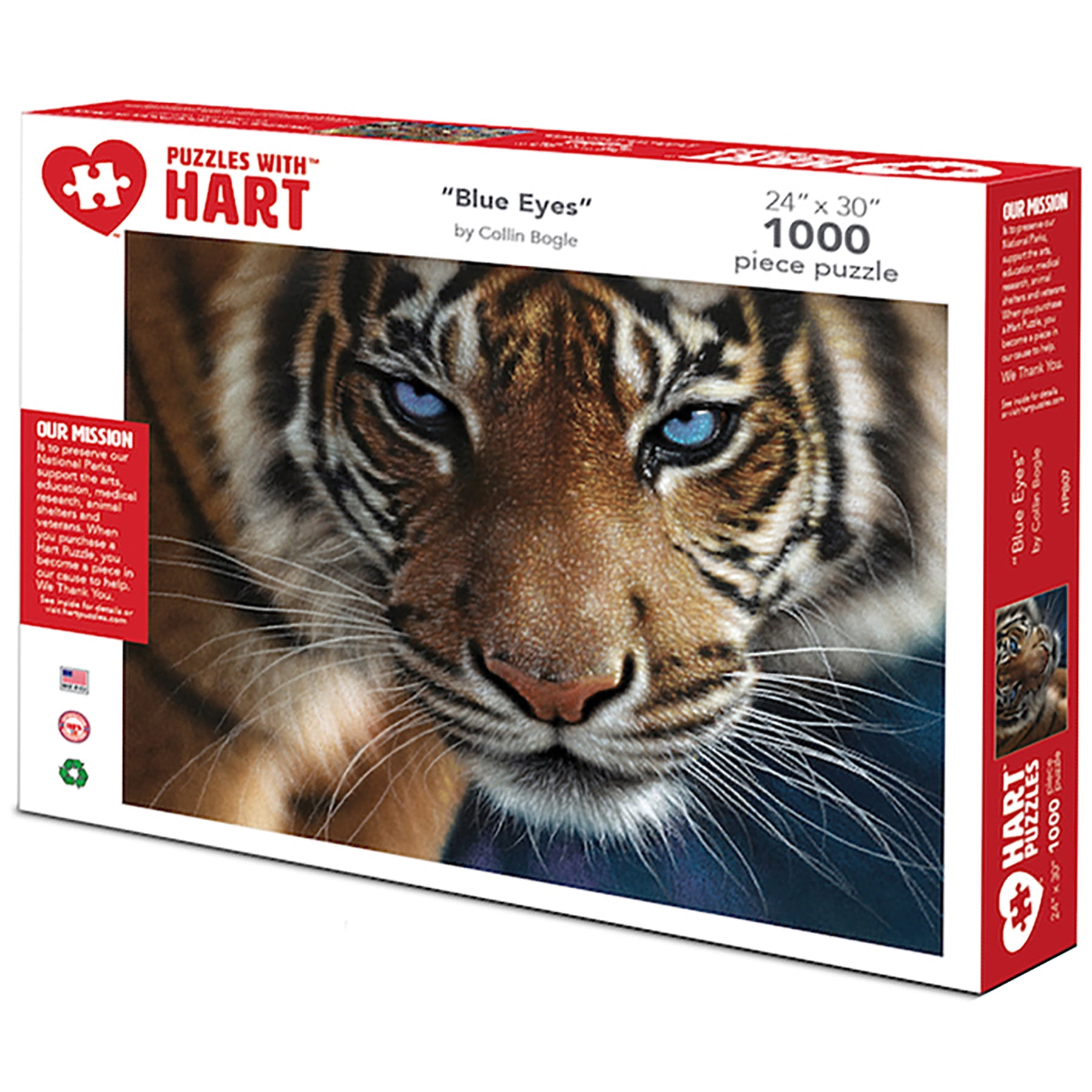Educa 1000 Piece Puzzle Tiger Family Wild Tenderness New Sealed