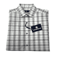 thumbnail image 1 of Hart Schaffner Marx MEN'S Short Sleeve Cotton Check shirt , Gray , XL, 1 of 2