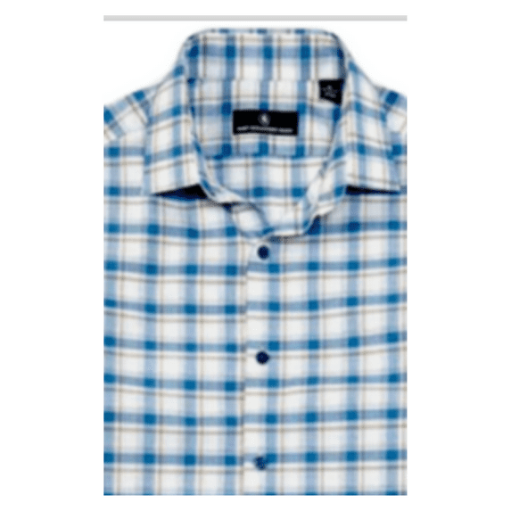 Hart Schaffner Marx MEN'S Short Sleeve Plaid Shirt Cotton Multi Color size XL