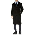 thumbnail image 1 of Hart Schaffner Marx Men's Overcoat, Single Breasted Full Length Luxury Wool Insulated Coat for Men, 1 of 4