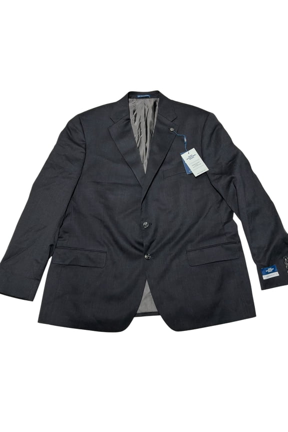 Mens Regular fit 2 Piece Suit 48 R / 43 Waist Charcoal Gray