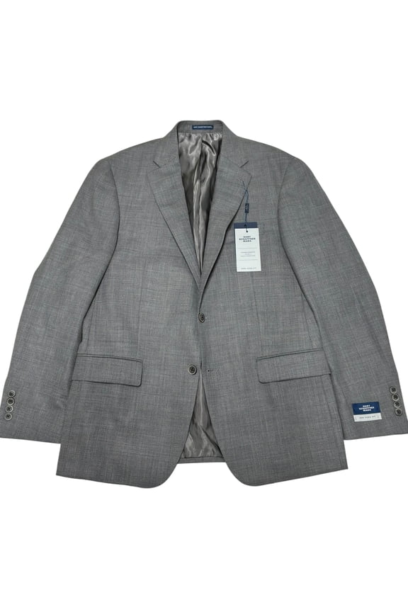 Mens Regular fit Sport Coat Blazer 40 R Light Grey Wool