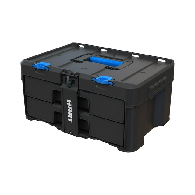 Hart Stack System Two Drawer Unit, Small Tool and Parts Storage, Fits Modular Storage System