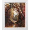 thumbnail image 1 of Hart, William 12x14 White Modern Wood Framed Museum Art Print Titled - Autumn Scene in the Adirondacks, 1 of 4