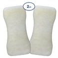 thumbnail image 1 of HartFelt Bare Back Scrubber Replacement Polyester Pads, Exfoliating for Dead Skin, 2-Pack, White, 1 of 2