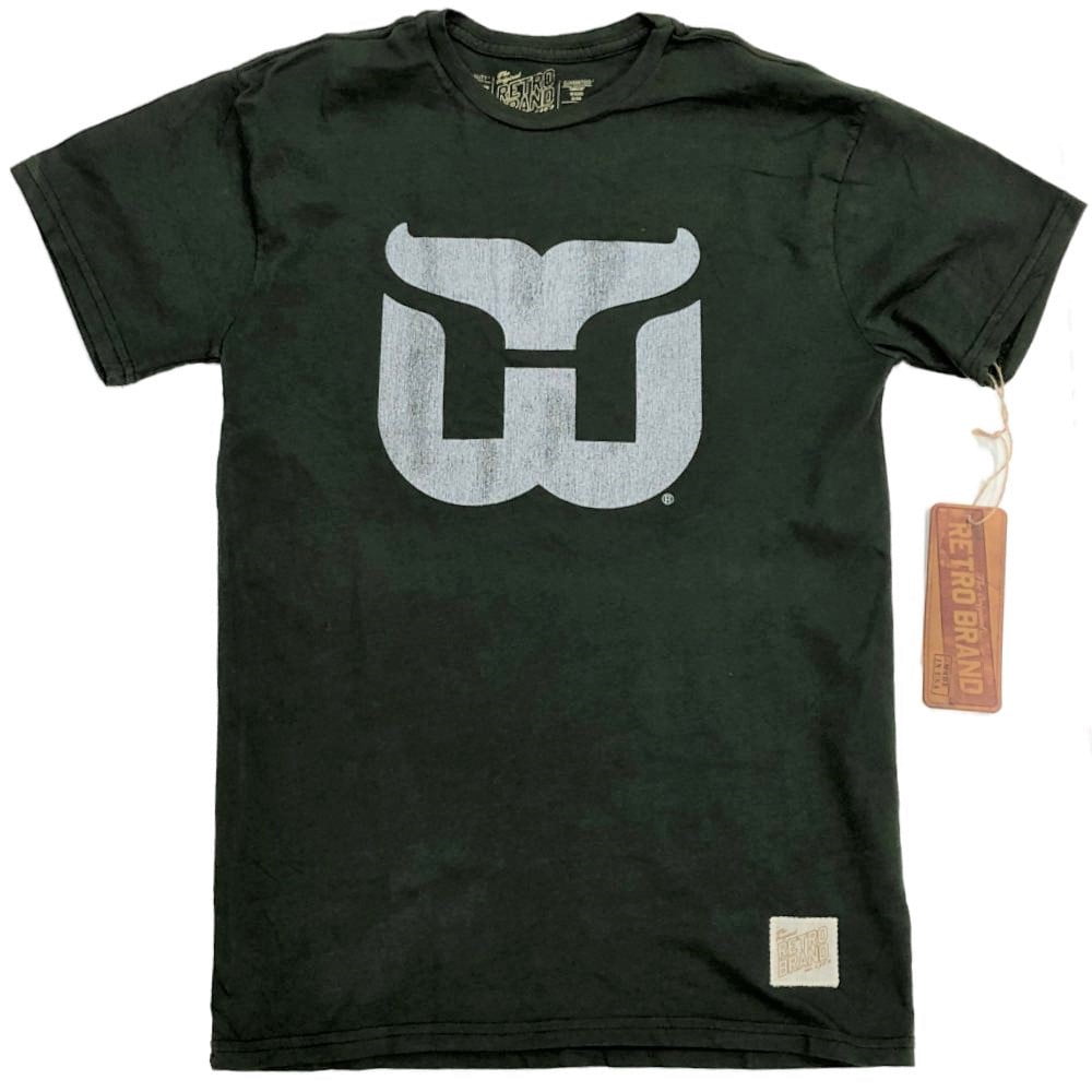 Mitchell & Ness Hartford Whalers Distressed Logo Green T-Shirt, Men's, Medium