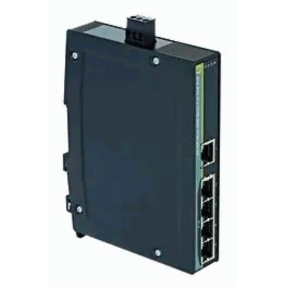 Harting 10/100/1000 Mbit/s 5Port RJ45 DIN Rail Mount Ethernet Switch 24034050010
