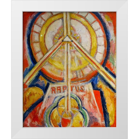 Hartley, Marsden 12x14 White Modern Wood Framed Museum Art Print Titled - Raptus