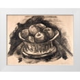thumbnail image 1 of Hartley, Marsden 14x12 White Modern Wood Framed Museum Art Print Titled - Apples in Basket, 1 of 4