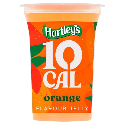 Hartley's 10 Cal Orange Jelly Pot 175g, British Import (Pack of 2)