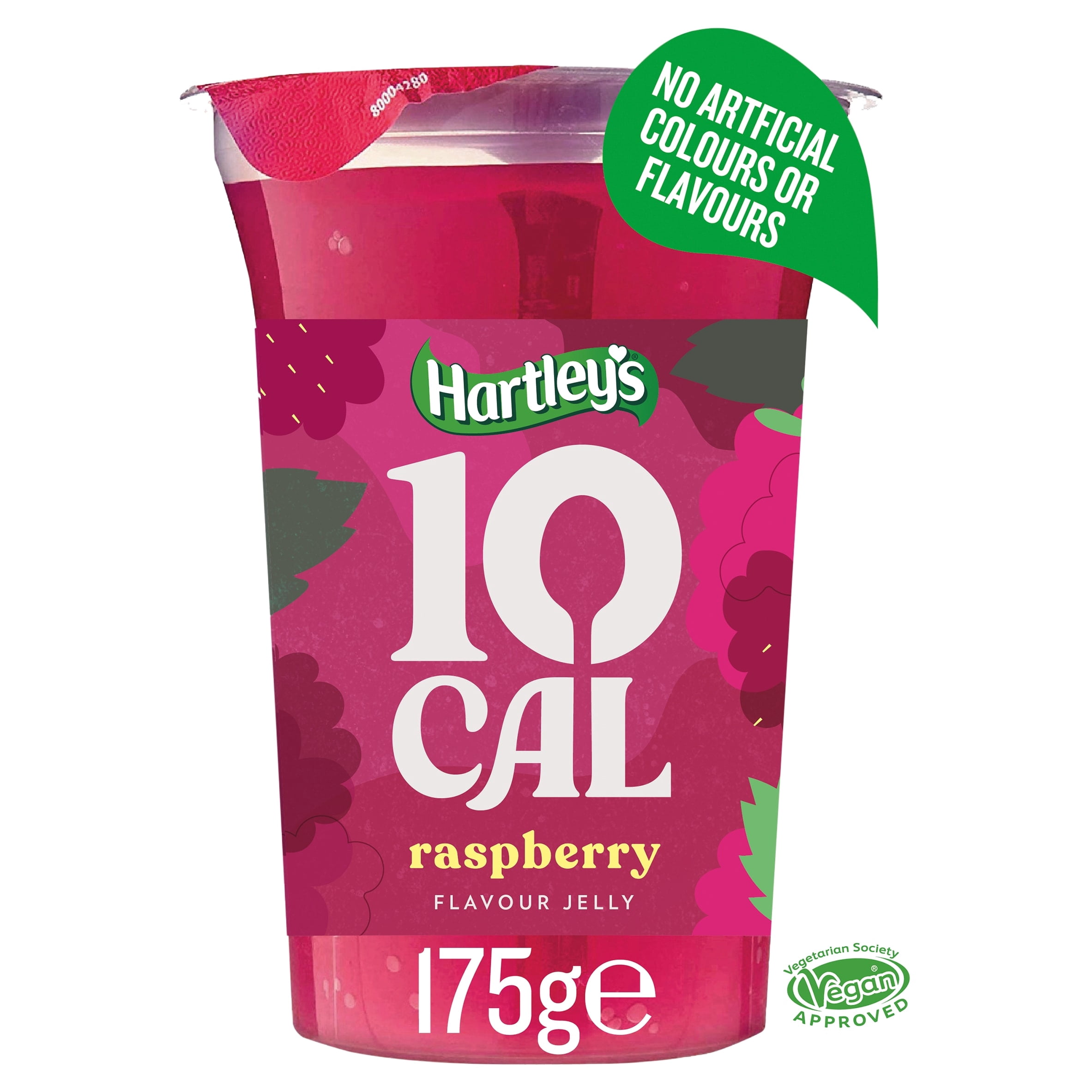 Hartley's 10 Cal Raspberry Flavour Jelly 175g, Imported from Britain