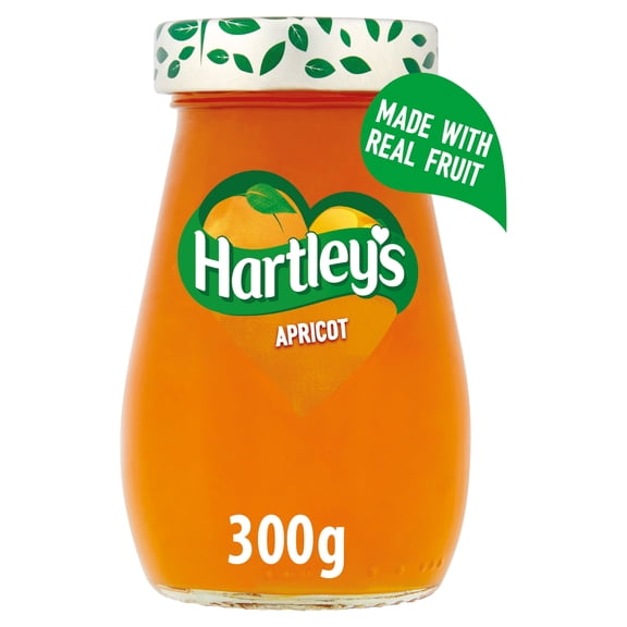 Hartley's Best Apricot Jam 300g, Imported from Britain