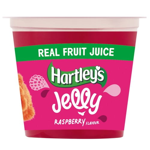 Hartley's Raspberry Jelly Pot 125g, British Import (Pack of 2)