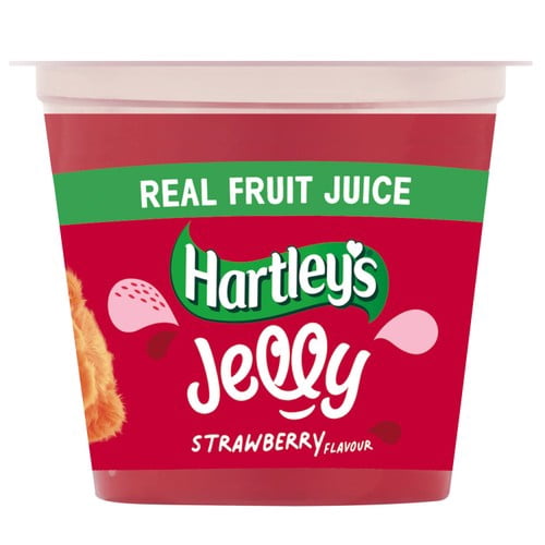 Hartley's Strawberry Jelly Pot 125g, British Import (Pack of 2)