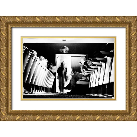 Hartlieb, Jurgen 24x17 Gold Ornate Wood Framed with Double Matting Museum Art Print Titled - Whats Going On Here ?