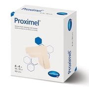 Hartmann Proximel Silicone Foam Dressing with Border First Aid Gauze 10 Count