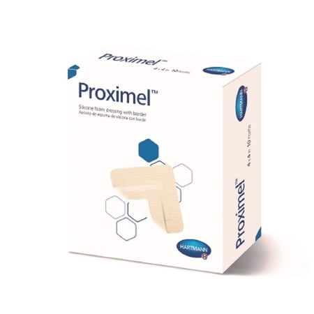 Hartmann 14400000 Proximel Silicone Foam Dressing with Border 6 in. x 6 in. (Box of 5)