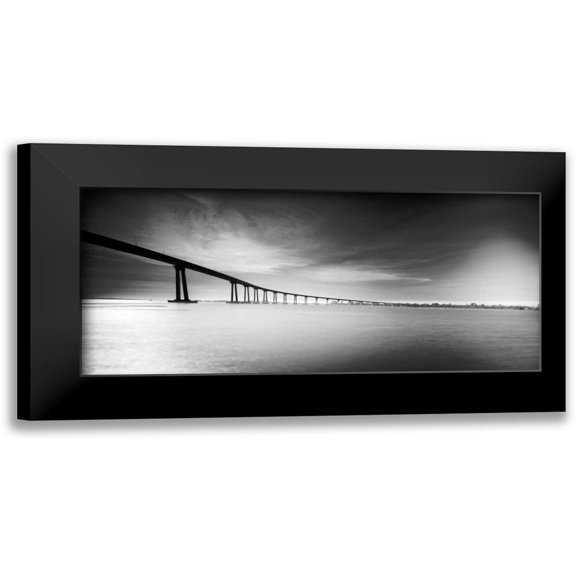 Hartson-Weddie, Ryan 14x8 Black Modern Framed Museum Art Print Titled - Way Over the Bay I